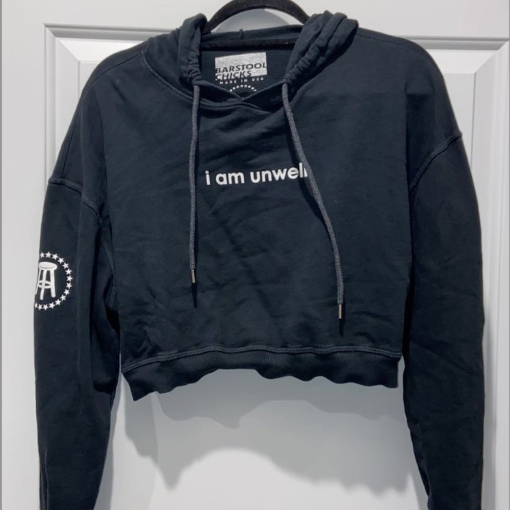 Call Her Daddy Cropped Sweatshirt - I am unwell